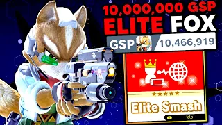 This is what a 10,000,000 GSP Fox looks like in Elite Smash