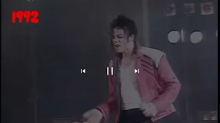 Michael Jackson Beat It evolution