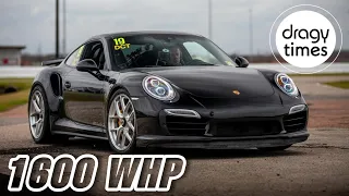 1600 WHP Porsche 911 ES1500 Package | Acceleration from 0-300 km/h (0-186 mph)