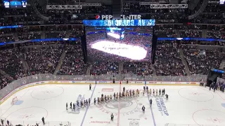 Avs vs Preds shaking hands after game 6