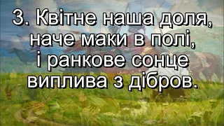 Козацькому роду нема переводу - М.Балема, М.Воньо, П.Карась (плюс із текстом) - Пісні для школярів