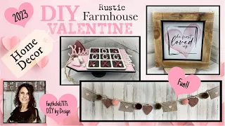 DIY Rustic Farmhouse Valentines Crafts | DIY Valentines Decor | DIY Farmhouse Valentines Crafts 2023