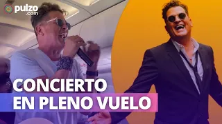 Carlos Vives sorprendió a pasajeros de avión con concierto en pleno vuelo; parecía carnaval l Pulzo