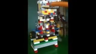 twin cylinder vertical lego vacuum engine pt2