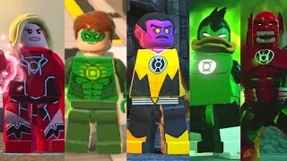 ALL Lanterns in Lego Videogames (2012 - 2017)