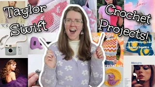 50 Taylor Swift Inspired Crochet Projects! Eras Tour crochet ideas with free patterns