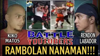 Kiko Matos vs Rendon Labador - Nag RAMBOLAN nanaman!!! | Battle of Youtubers