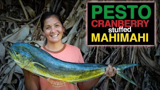 Pesto Cranberry Stuffed Fish- Kimi Werner BEST Recipe - Mahi-Mahi - Maui Hawai’i