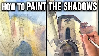 How to Paint Shadows in Watercolor