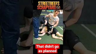 That did NOT go as planned.  This guy is legit. #streetbeefs #mma #fight #pnw #Washington