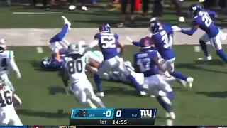 Chuba Hubbard Fumbles Opening Kickoff 🤦‍♂️ | Panthers vs Giants