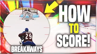 NHL 23 HOW TO SCORE ON BREAKAWAYS!