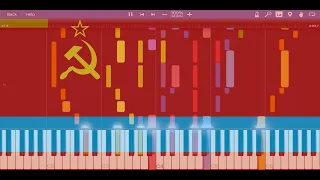 Kazakh SSR Anthem (Қазақ ССР мемлекеттік әнұраны, Казахская ССР Национальный гимн) [Synthesia]