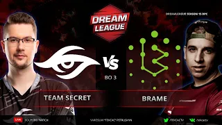 🔴ПОСЛЕДНИЙ ШАНС [RU] Team Secret vs Brame - DreamLeague S15 DPC WEU