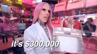 jeffree star lowkey flexing for 5 minutes straight