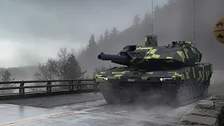 long Part2) Germany Next Generation Tank KF51 PANTHER and Features