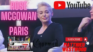 Rose McGowan Talk About Charmed #rosemcgowan #charmed #scream #grindhouse #parismanga