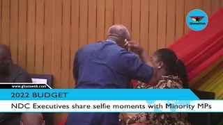 2022 Budget: NDC Executives share selfie moments with Minority MPs