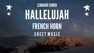 Hallelujah - French Horn Sheet Music