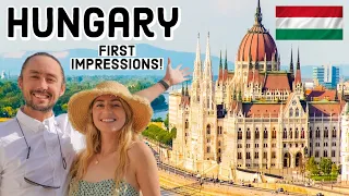 First Impressions of HUNGARY! Budapest Travel Vlog (currency, food, accom etc)