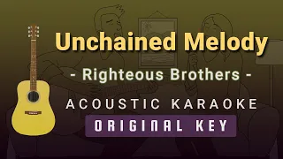 Unchained Melody - Righteous Brothers(Acoustic Karaoke)