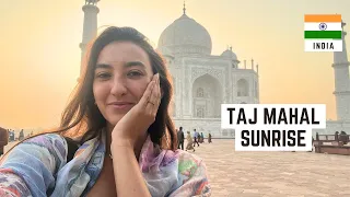 Visiting Taj Mahal for Sunrise - Worth It? India Travel Vlog