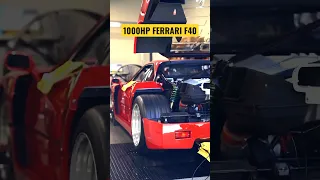 Ferrari F40 1000HP dyno tuning!