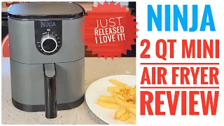 NEW Ninja Mini Air Fryer 2 QT REVIEW AF080    I LOVE IT!!!   Very Simple!!!