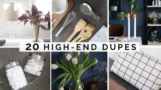 TOP 20 DOLLAR TREE HIGH END DUPES  | DIY HIGH END INSPIRED HOME DECOR FINDS  ON A BUDGET