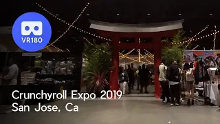 [VR 180] Crunchyroll Expo 2019 Show Floor - Gate