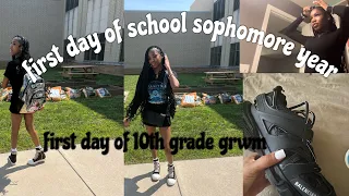 grwm for my first day of sophomore year & more!