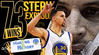 The Game Steph BOMBED 46 Pts To Get NBA RECORD 73 WiNS Season For The Warriors!