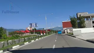 Дорога в аэропорт Батуми, горы Аджарии май 2019/The road to the airport Batumi, Adjara mountains