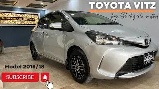 Toyota vitz 2015 model spider shape | low mileage | SHAHZAIB MOTORS | Review |