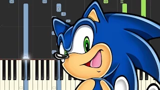 Sonic the Hedgehog 2 - Aquatic Ruin Zone (SEGA) - Recorded by alexsteb [Piano Tutorial] // Synthesia