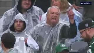 Jets fan was so mad his teeth fell out 😭