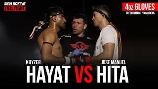 4oz MUAY THAI - Khyzer Hayat vs Jose Manuel Hita | Freefighters Promotions