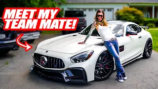 MEET RACHEL & HER 700HP MERCEDES AMG GTS! *MY GOLDRUSH RALLY TEAM MATE*