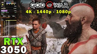 God of War | RTX 3050 | Ryzen 7 5800X | 4K - 1440p - 1080p | Ultra Settings | DLSS ON & OFF