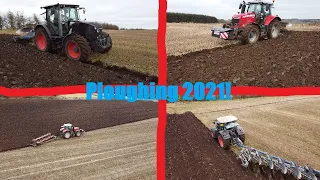 Ploughing 2021 - Claas Arion 650 and Massey Ferguson 7720!