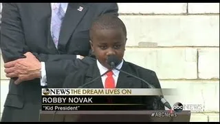 Kid President March on Washington Speech: Young Star Tells Crowd to 'Keep Dreaming'