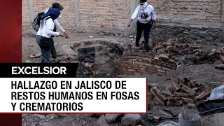 Descubren en Jalisco dos hornos clandestinos, fosas y bolsas con restos humanos