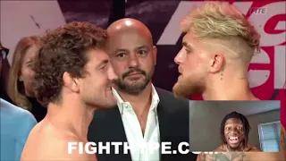 JAKE PAUL VS. BEN ASKREN WEIGH- IN & FINAL FACE OFF REACTION