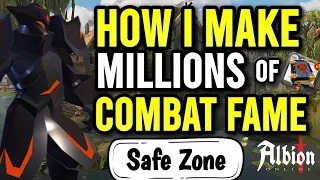 Solo Players: How to Make Millions of Combat Fame in Albion Online Safe Zone | Build Guide