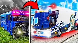 Converting OLD Prison Bus to Police Bus in GTA 5!