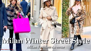 Milan Winter Street Style • Fashionable Look and Stylish Italian Outfit in Milan