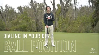 Ball Position With A L.A.B. Golf DF 2.1 Putter