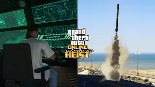 MATANDO CON LOS MISILES GUIADOS DEL SUBMARINO (KOSATKA) THE CAYO PERICO HEIST - GTA 5 ONLINE