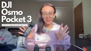 Testing the DJI Osmo Pocket 3 Creator Combo | Non-Professional Honest Camera Girls Thoughts