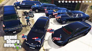 GTA 5 - Stealing PRESIDENT'S VEHICLES with Franklin! (Real Life Cars #125)